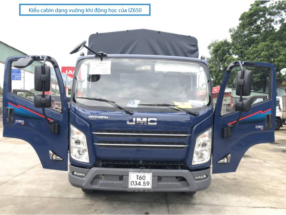 Bảng giá xe tải IZ650 Đô Thành thùng mui bạt, kín, lửng (09/2022)